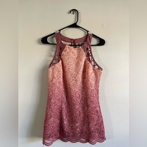 VENUS ombré laced top